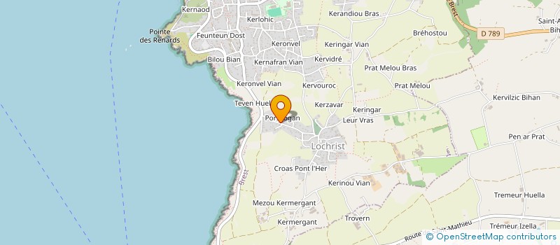 localisation de l'entreprise MADAME ANNETTE FRITSCH  LE CONQUET