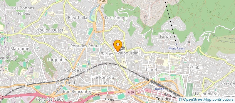 localisation de l'entreprise MADAME ANNETTE GALLERON  TOULON