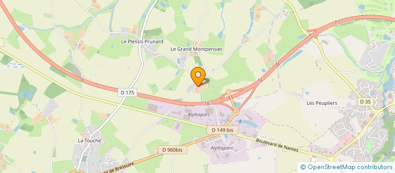 localisation de l'entreprise MADAME ANNETTE GARNIER à BRESSUIRE