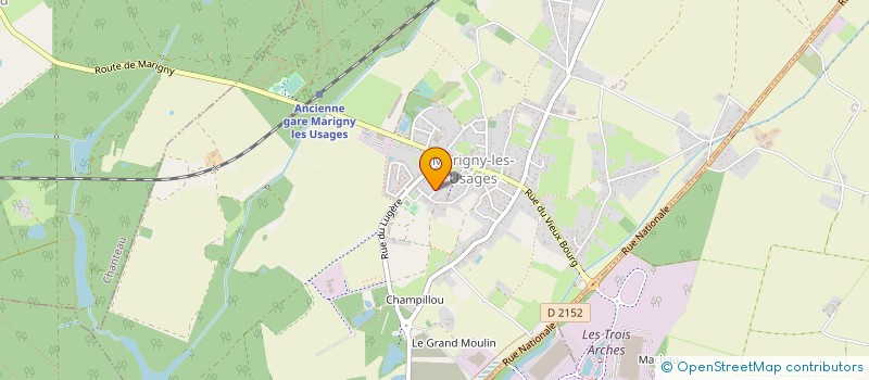 localisation de l'entreprise MADAME ANNETTE GENDRE à MARIGNY-LES-USAGES