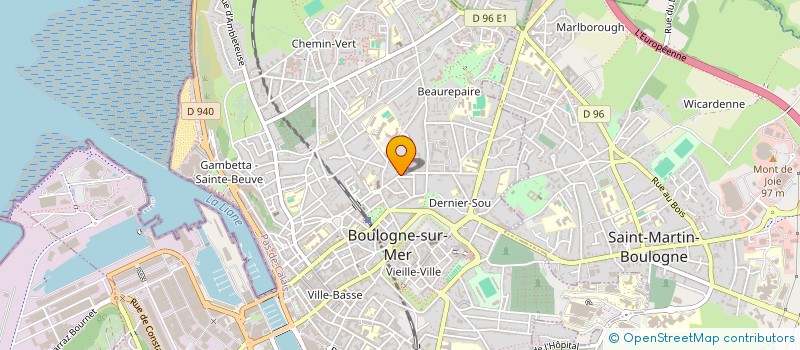 localisation de l'entreprise MADAME ANNETTE GERME à BOULOGNE-SUR-MER