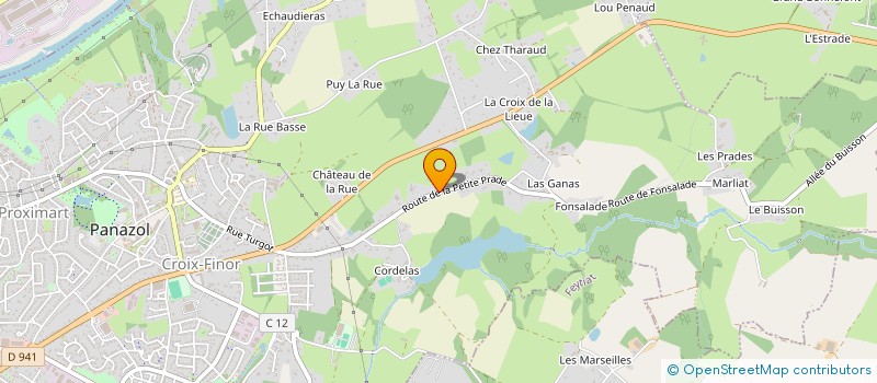 localisation de l'entreprise MADAME ANNETTE GITTON à PANAZOL