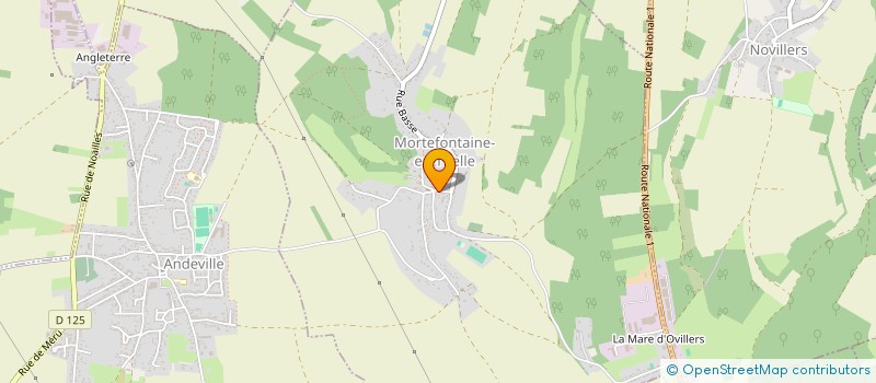 localisation de l'entreprise MADAME ANNETTE GONTIER à MORTEFONTAINE-EN-THELLE