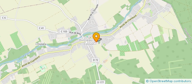 localisation de l'entreprise MADAME ANNETTE GOUFFAULT  HUISSEAU-SUR-COSSON