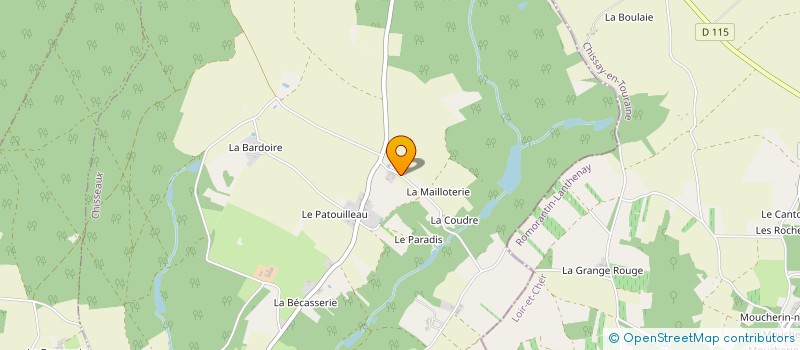 localisation de l'entreprise MADAME ANNETTE HAINAULT  CHISSEAUX