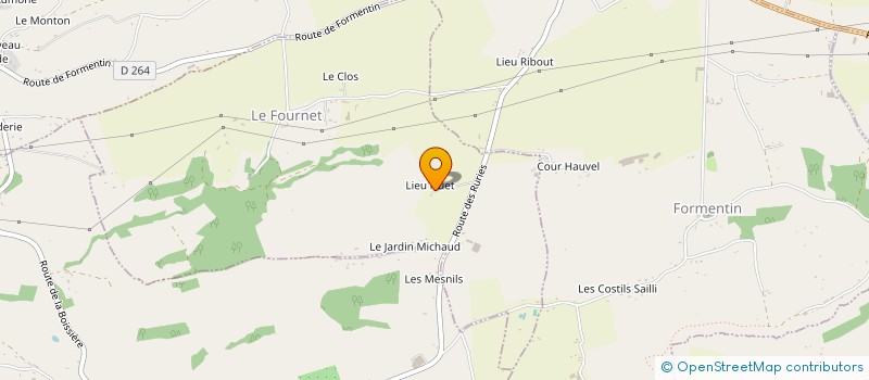 localisation de l'entreprise MADAME ANNETTE HIRSCH  FOURNET (LE)