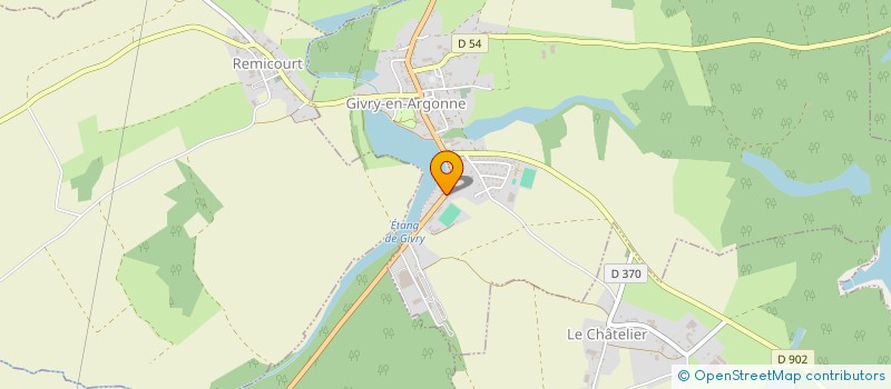 localisation de l'entreprise MADAME ANNETTE LAMBERT  GIVRY-EN-ARGONNE