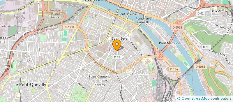 localisation de l'entreprise MADAME ANNETTE LARAVINE  ROUEN