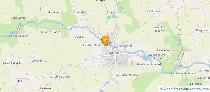 localisation de l'entreprise MADAME ANNETTE LEBAS à LANRELAS