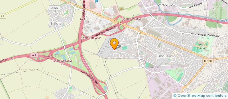 localisation de l'entreprise MADAME ANNETTE LEPAGE  TINQUEUX