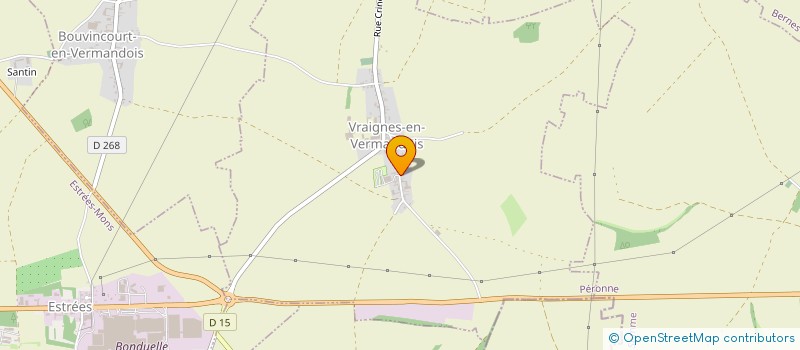 localisation de l'entreprise MADAME ANNETTE LHERMITTE  VRAIGNES-EN-VERMANDOIS