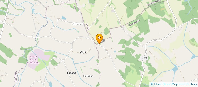 localisation de l'entreprise MADAME ANNETTE LOUVEL  GIMBREDE