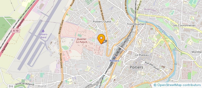 localisation de l'entreprise MADAME ANNETTE MANGEL  POITIERS