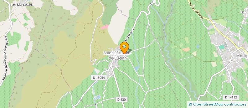 localisation de l'entreprise MADAME ANNETTE MARTINEZ à SAINT-SATURNIN-DE-LUCIAN