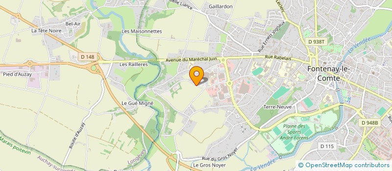localisation de l'entreprise MADAME ANNETTE MASSON à FONTENAY-LE-COMTE