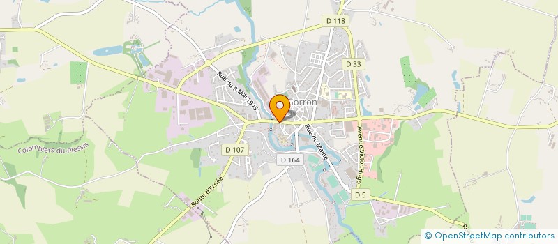 localisation de l'entreprise MADAME ANNETTE MEIGNAN  GORRON