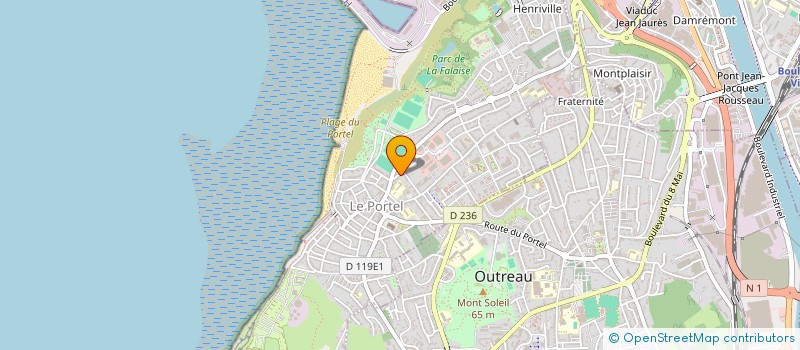 localisation de l'entreprise MADAME ANNETTE MERLIN  LE PORTEL