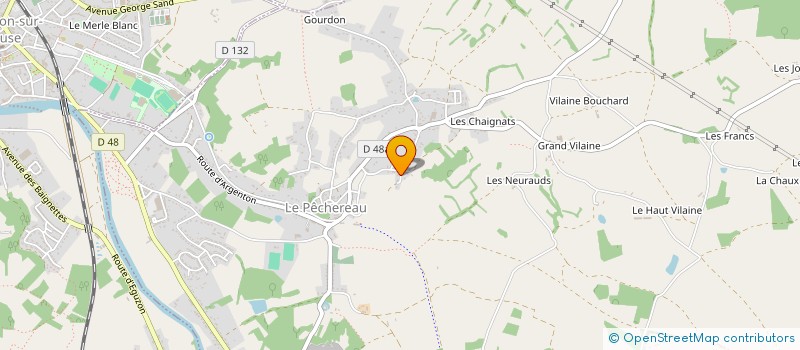 localisation de l'entreprise MADAME ANNETTE NADAUD à LE PECHEREAU