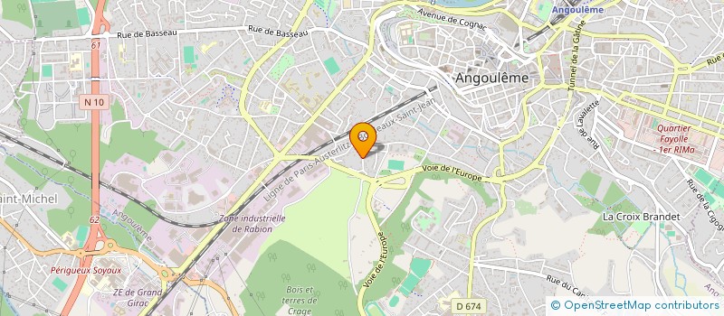 localisation de l'entreprise MADAME ANNETTE NANOT INDIVISION à ANGOULEME