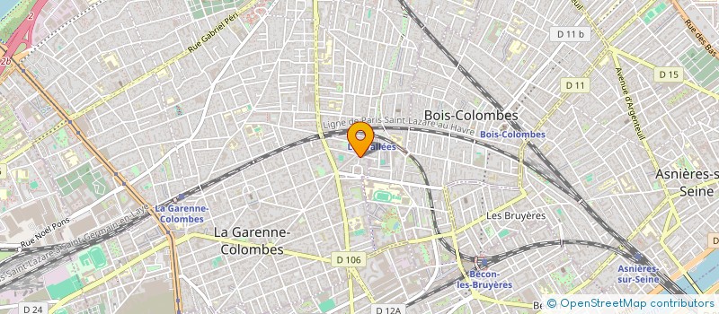 localisation de l'entreprise MADAME ANNETTE NARCY à LA GARENNE-COLOMBES