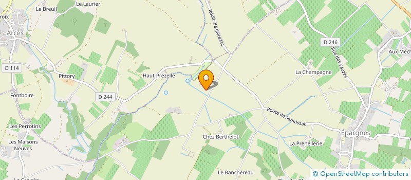 localisation de l'entreprise MADAME ANNETTE NEVEUX  CHENAC SAINT SEURIN D'UZET