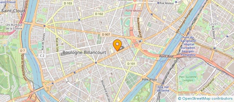 localisation de l'entreprise MADAME ANNETTE NISNER à BOULOGNE-BILLANCOURT