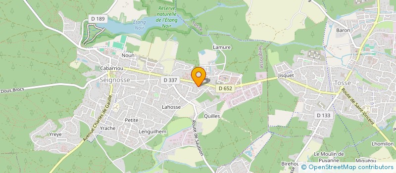 localisation de l'entreprise MADAME ANNETTE NOCON  SEIGNOSSE