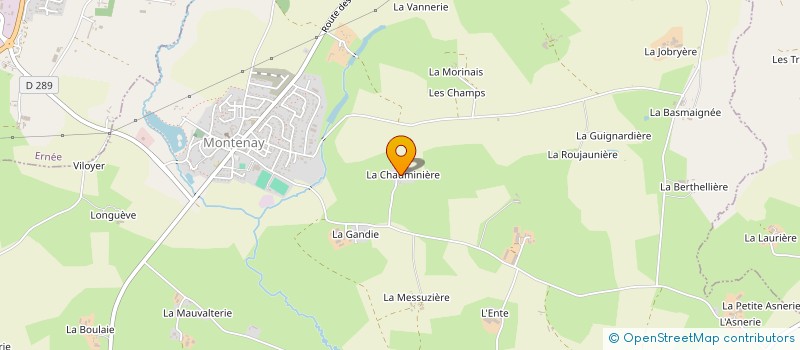 localisation de l'entreprise MADAME ANNETTE ORRIERE à MONTENAY