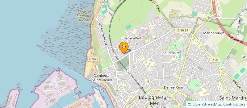 localisation de l'entreprise MADAME ANNETTE PEGRIAUX à BOULOGNE-SUR-MER