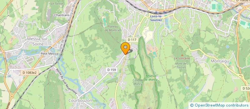 localisation de l'entreprise MADAME ANNETTE PELLETIER  COURBOUZON