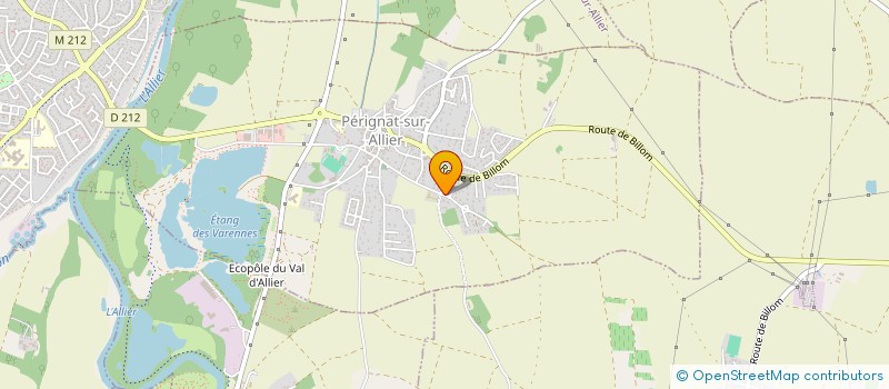 localisation de l'entreprise MADAME ANNETTE PISTIEN  PERIGNAT-SUR-ALLIER