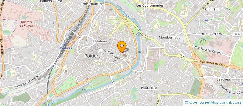localisation de l'entreprise MADAME ANNETTE PORTEJOIE à POITIERS