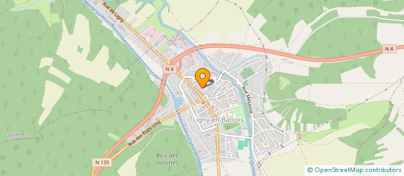 localisation de l'entreprise MADAME ANNETTE PRUNNEAUX à LIGNY-EN-BARROIS