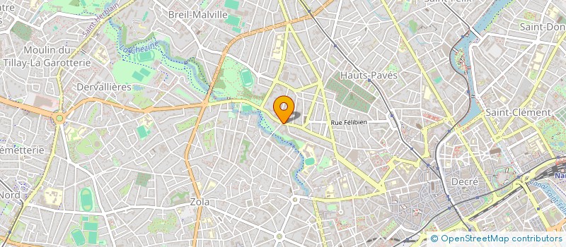 localisation de l'entreprise MADAME ANNETTE RAULINE à NANTES