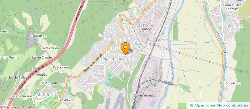 localisation de l'entreprise MADAME ANNETTE ROBERT à CHATEAU-ARNOUX-SAINT-AUBAN