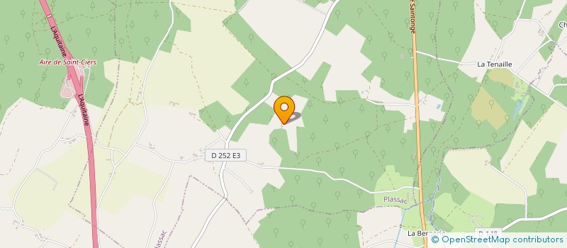 localisation de l'entreprise MADAME ANNETTE ROBERT  PLASSAC