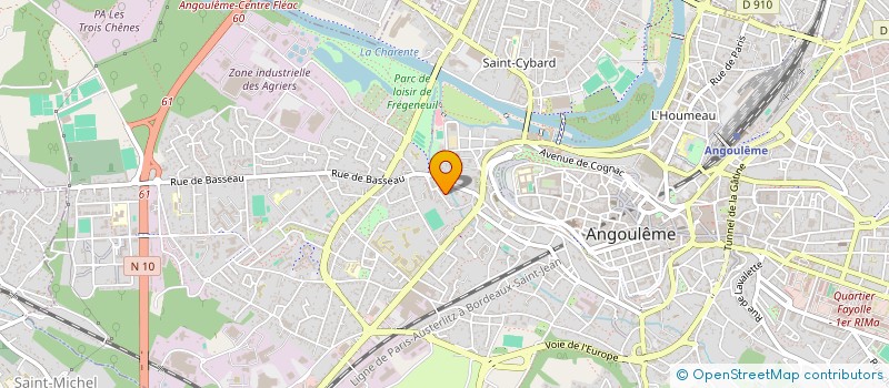 localisation de l'entreprise MADAME ANNETTE ROLIN à ANGOULEME