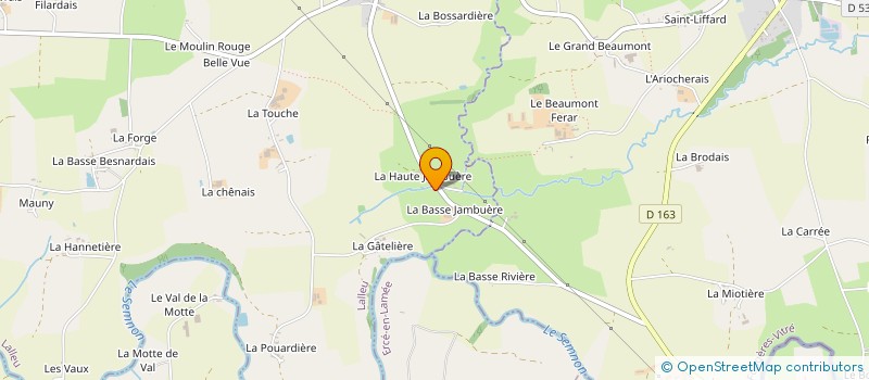 localisation de l'entreprise MADAME ANNETTE ROUESNE à LALLEU