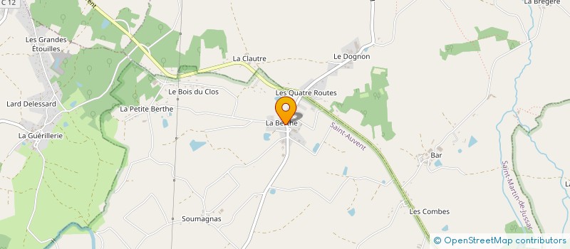 localisation de l'entreprise MADAME ANNETTE ROUGERIE à SAINT-AUVENT