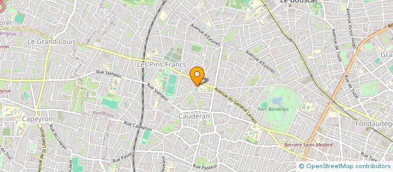 localisation de l'entreprise MADAME ANNETTE SAINTAMON  BORDEAUX