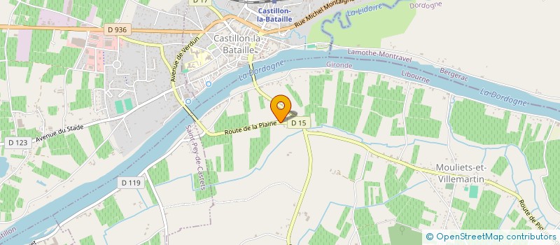 localisation de l'entreprise MADAME ANNETTE SEURIN  MOULIETS-ET-VILLEMARTIN