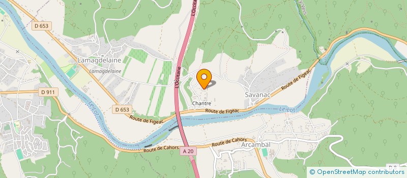 localisation de l'entreprise MADAME ANNETTE TERRIE  LAMAGDELAINE