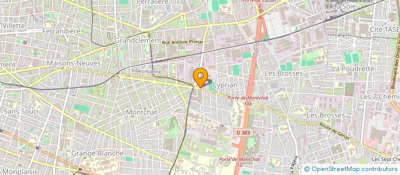 localisation de l'entreprise MADAME ANNETTE THER  VILLEURBANNE