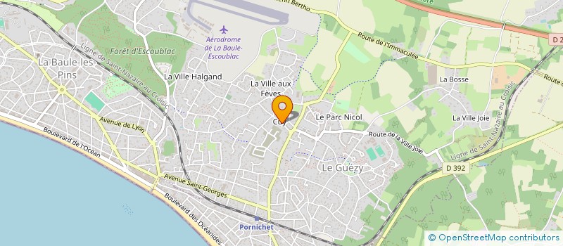 localisation de l'entreprise MADAME ANNETTE VAILLANT  LA BAULE-ESCOUBLAC