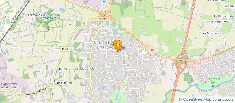 localisation de l'entreprise MADAME ANNETTE VON WESTERWELLER  CHARTRES-DE-BRETAGNE