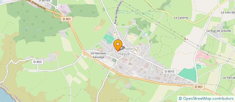 localisation de l'entreprise MADAME ANNHA LEROUX  LA HAGUE