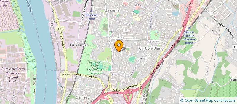 localisation de l'entreprise MADAME ANNIA BENCHADI  CARBON-BLANC