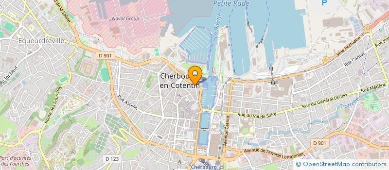 localisation de l'entreprise MADAME ANNICK ADAM  CHERBOURG-EN-COTENTIN