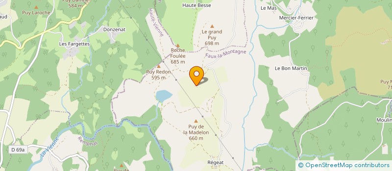 localisation de l'entreprise MADAME ANNICK ALARY  LA VILLEDIEU