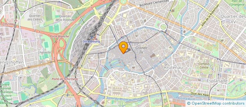 localisation de l'entreprise MADAME ANNICK ALBINI à STRASBOURG